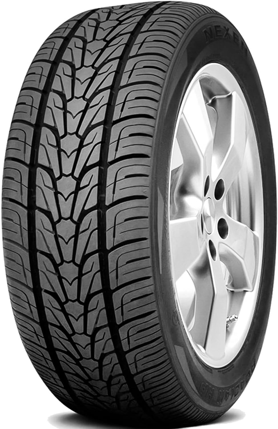 Nexen NPriz AH5 All- Season Radial Tire-225/75R15 102S | Truck/SUV Touring All Season Traction 102S Rated Standard Load Radial Construction White Sidewall Tire
