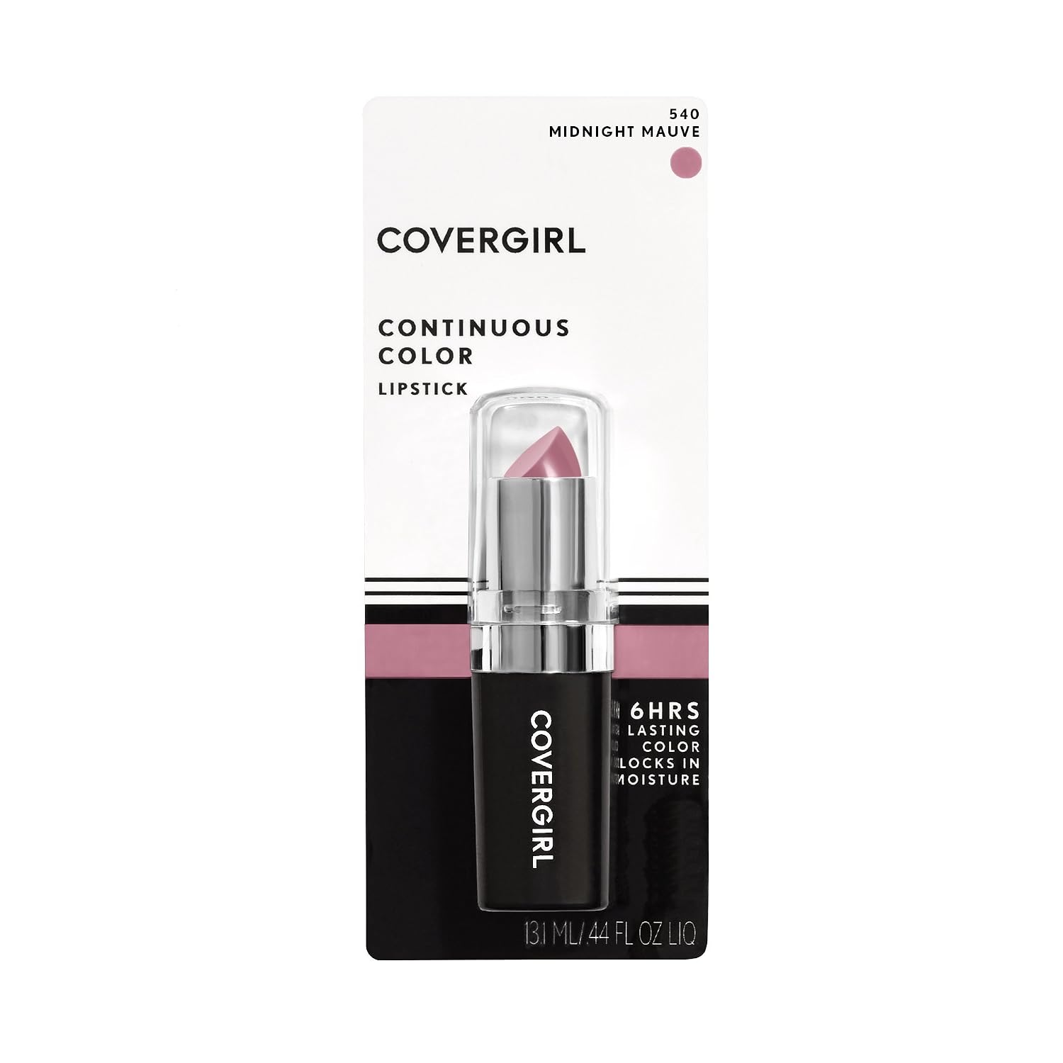 COVERGIRL Continuous Color Lipstick It's Your Mauve 030, 0.13 oz (packaging may vary)