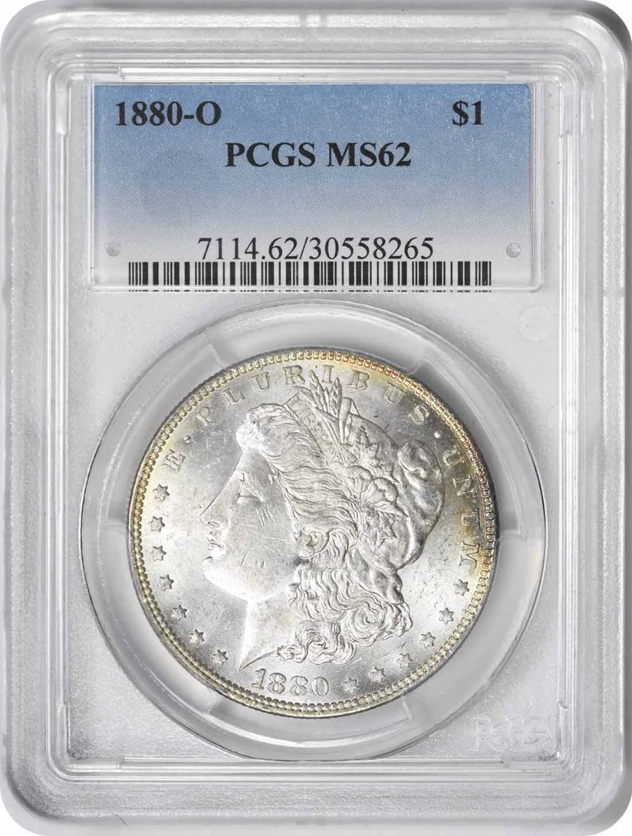 1880 O Morgan Dollar MS62 PCGS