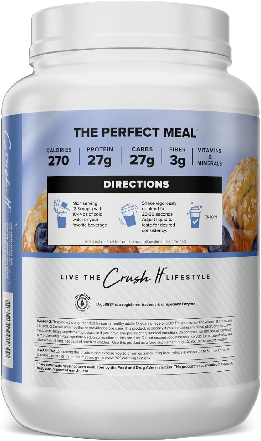 Core Nutritionals MRP Meal Replacement, Vanilla Poundcake, 3 lb