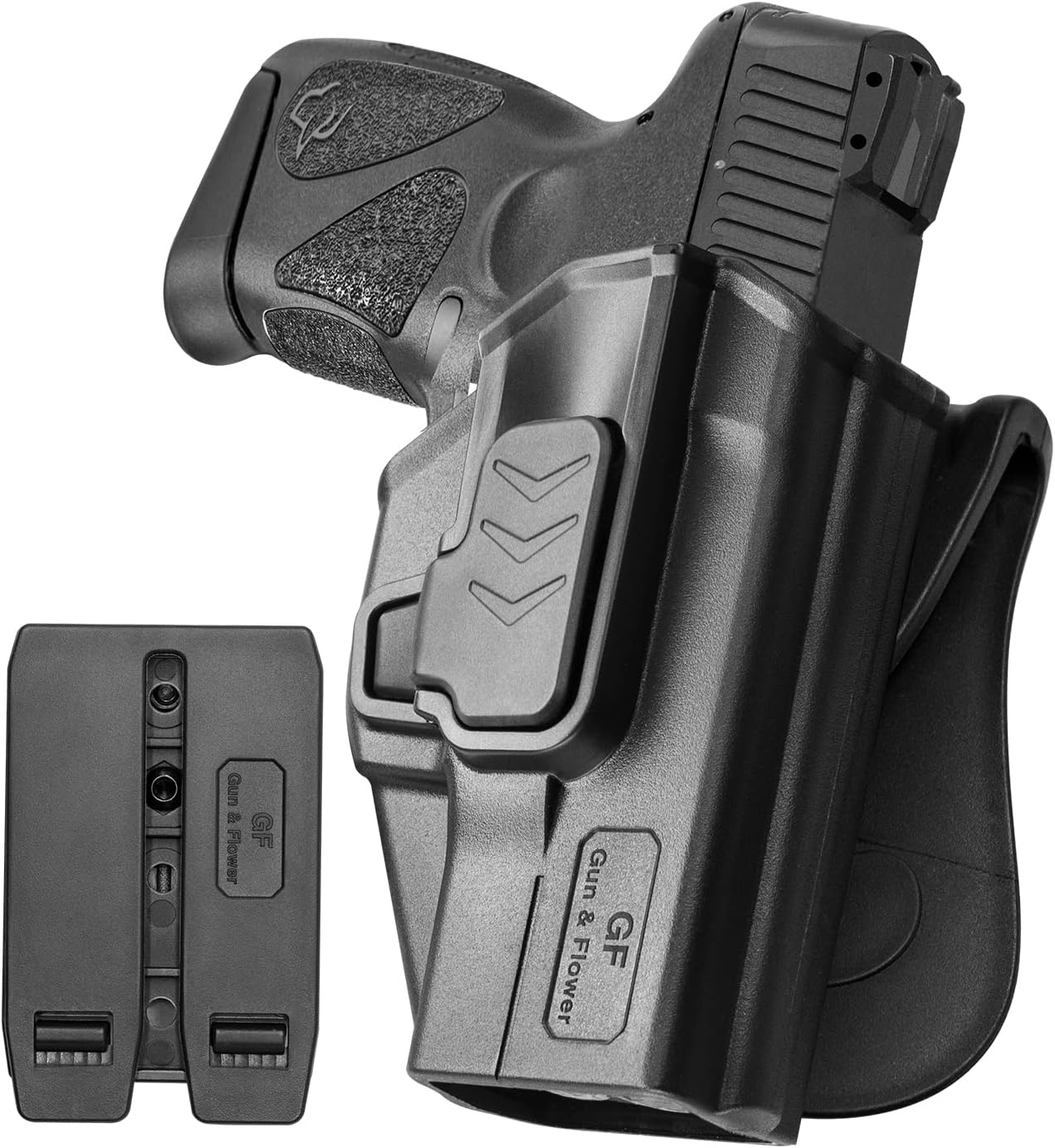 Taurus G2C Holster, Taurus G3C Holster, 9mm/.40 Cal OWB, Level II Paddle
