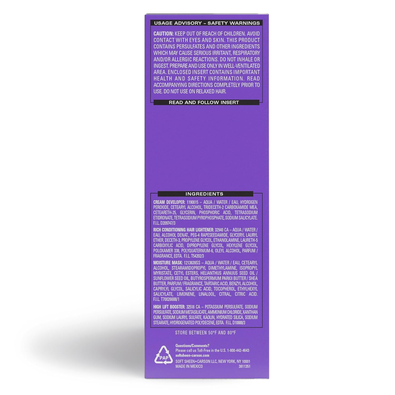 SoftSheen-Carson Dark and Lovely Fade Resist Rich Conditioning Color, Honey Blonde 378