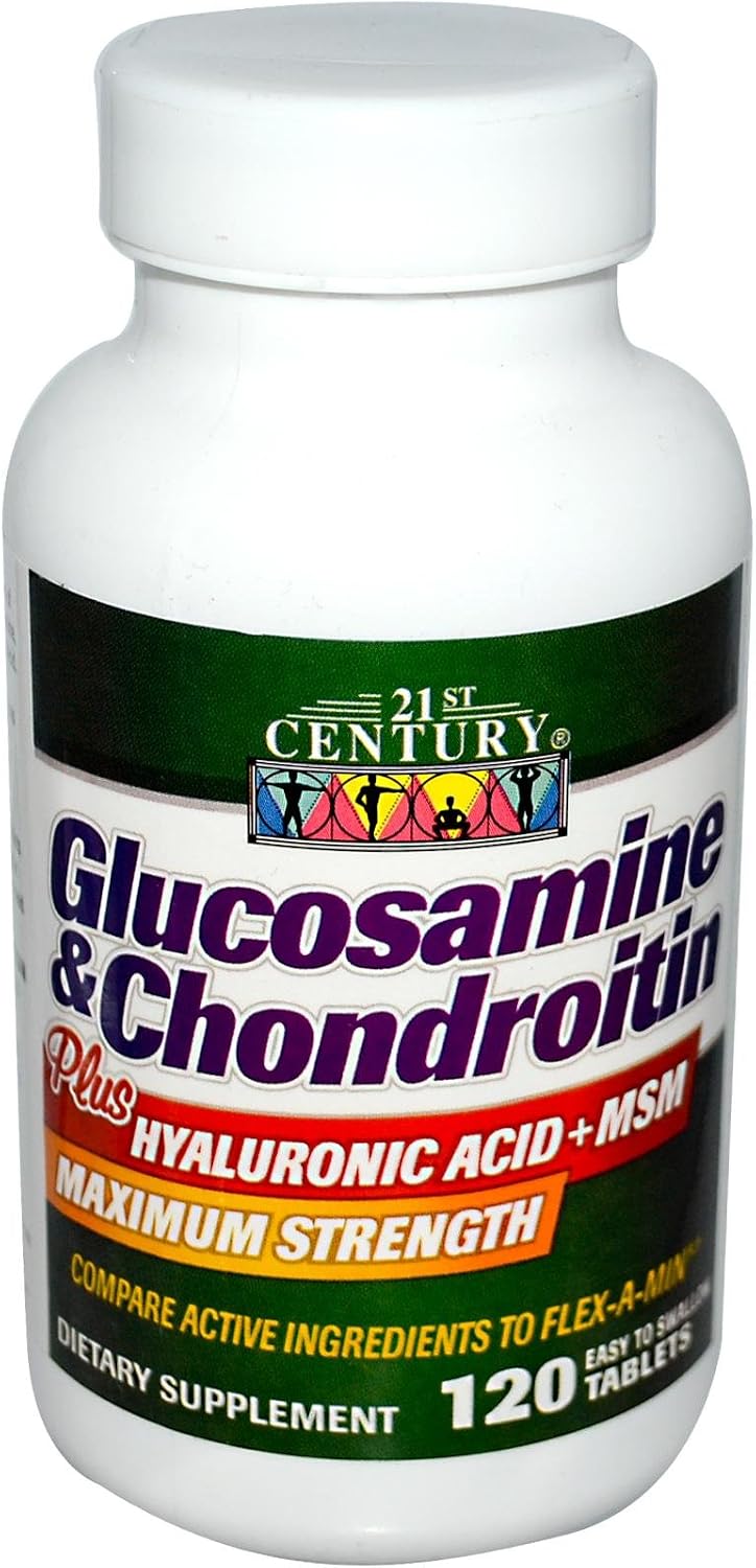 21st Century Glucosamine and Chondroitin Plus Tablets, 120 Count