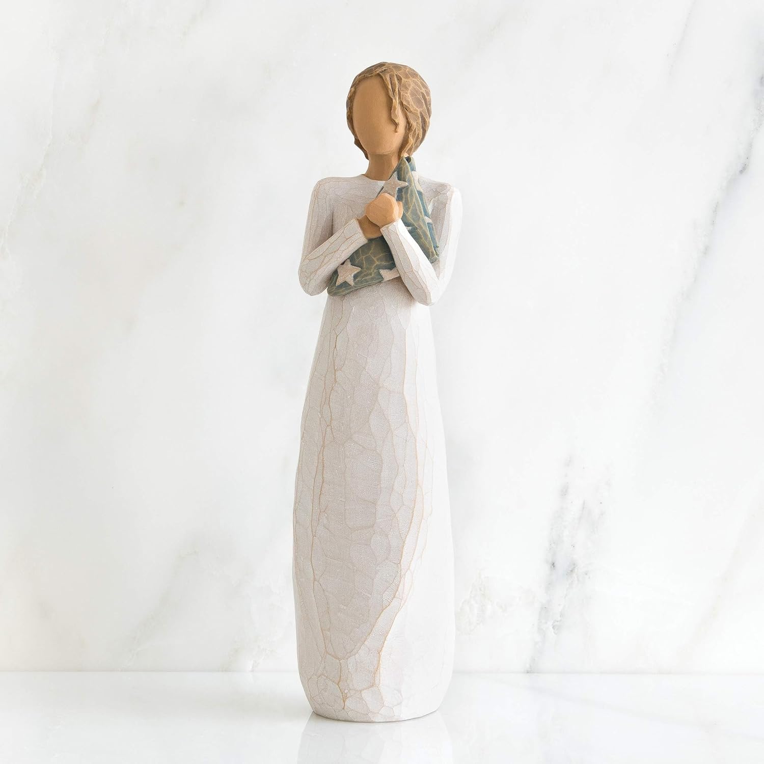 Willow Tree Happiness, Sculpted Hand-Painted Figure | Cast from a Susan Lordi Original Carving, Meaningful Keepsake Gift for Loved Ones, Display on Shelf, Table or Mantel