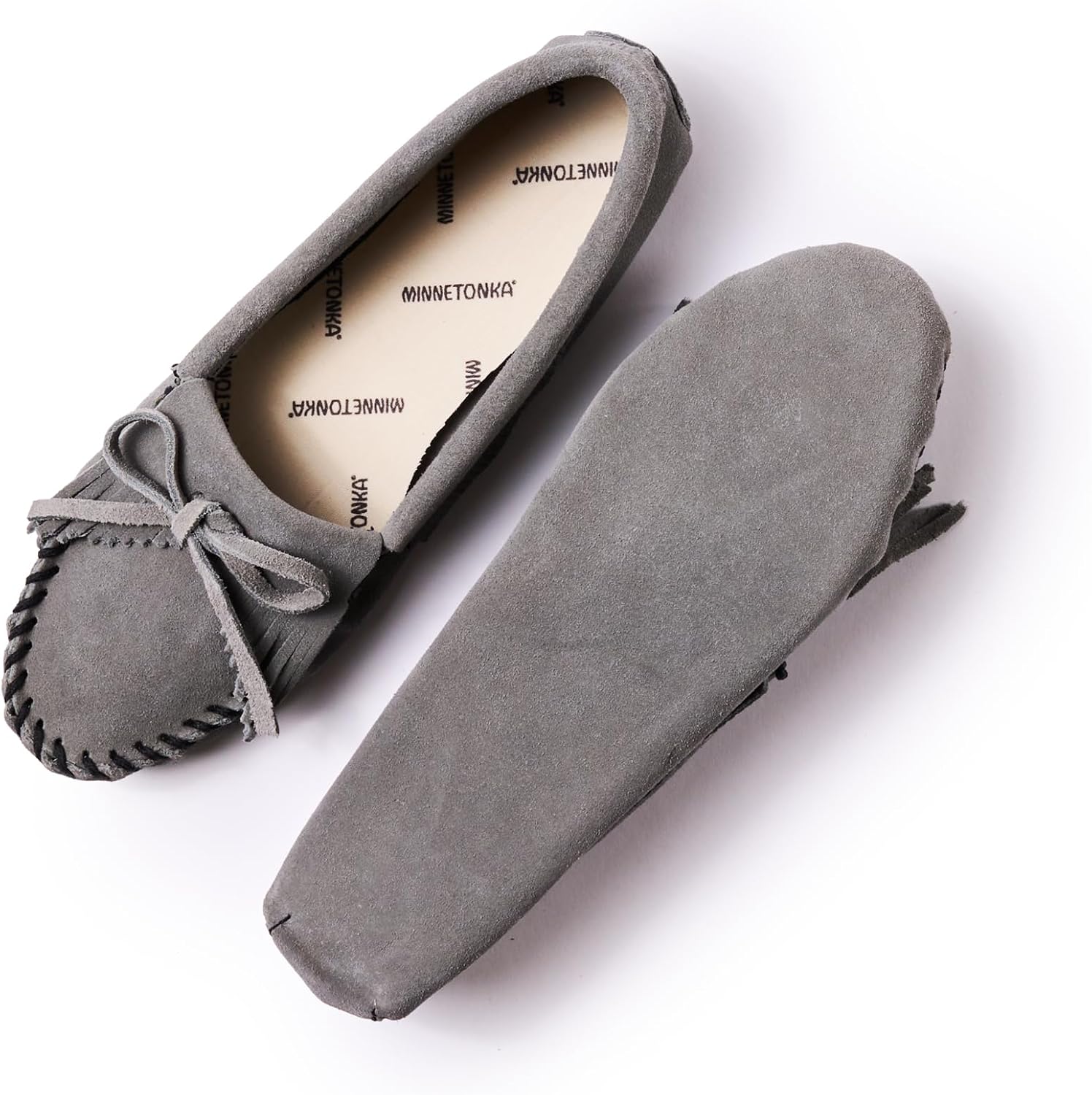 Minnetonka Women's Kilty Suede Softsole Moccasin