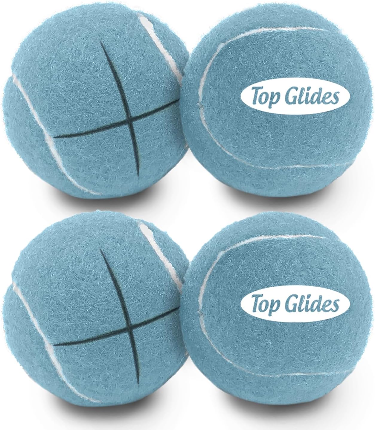 Top Glides Precut Walker Tennis Ball Glides