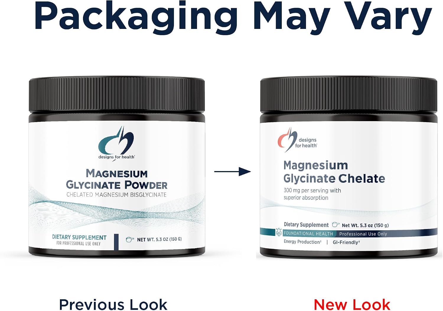 Designs for Health Magnesium Glycinate Powder - 300mg Powdered Chelated Magnesium Bisglycinate Supplement - Non-GMO Great-Tasting Drink Mix Add-in