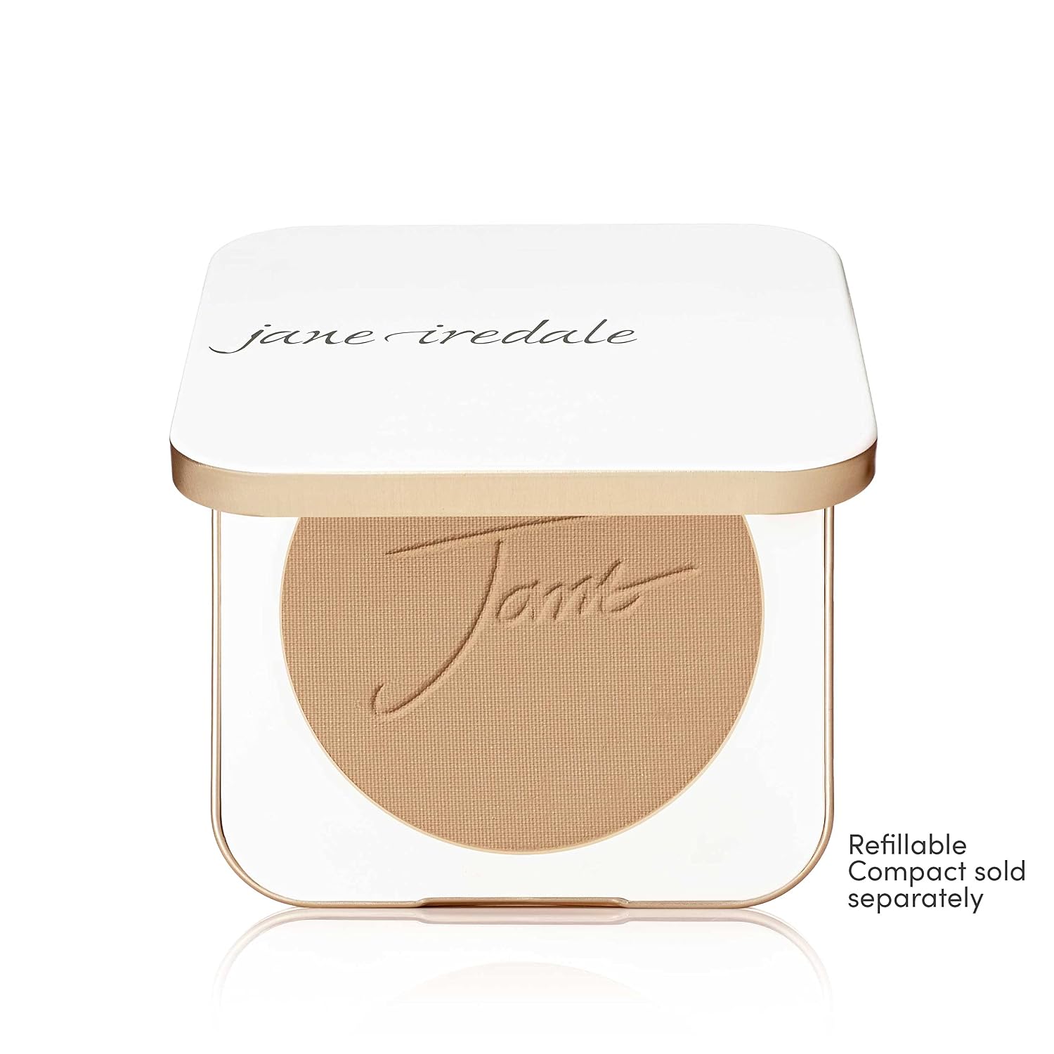 jane iredale PurePressed Base Mineral Foundation Refill or Refillable Compact Set| Semi Matte Pressed Powder with SPF | Talc Free, Vegan, Cruelty-Free