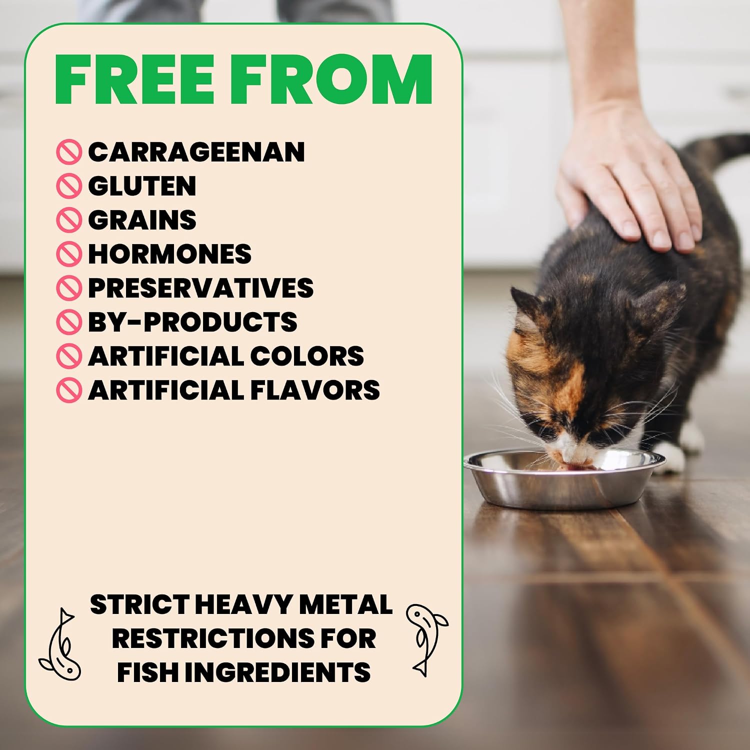almo nature HQS Natural Wet Cat Food Tuna and Shrimp, Grain Free, Additive Free - 2.47oz - Pack of 6
