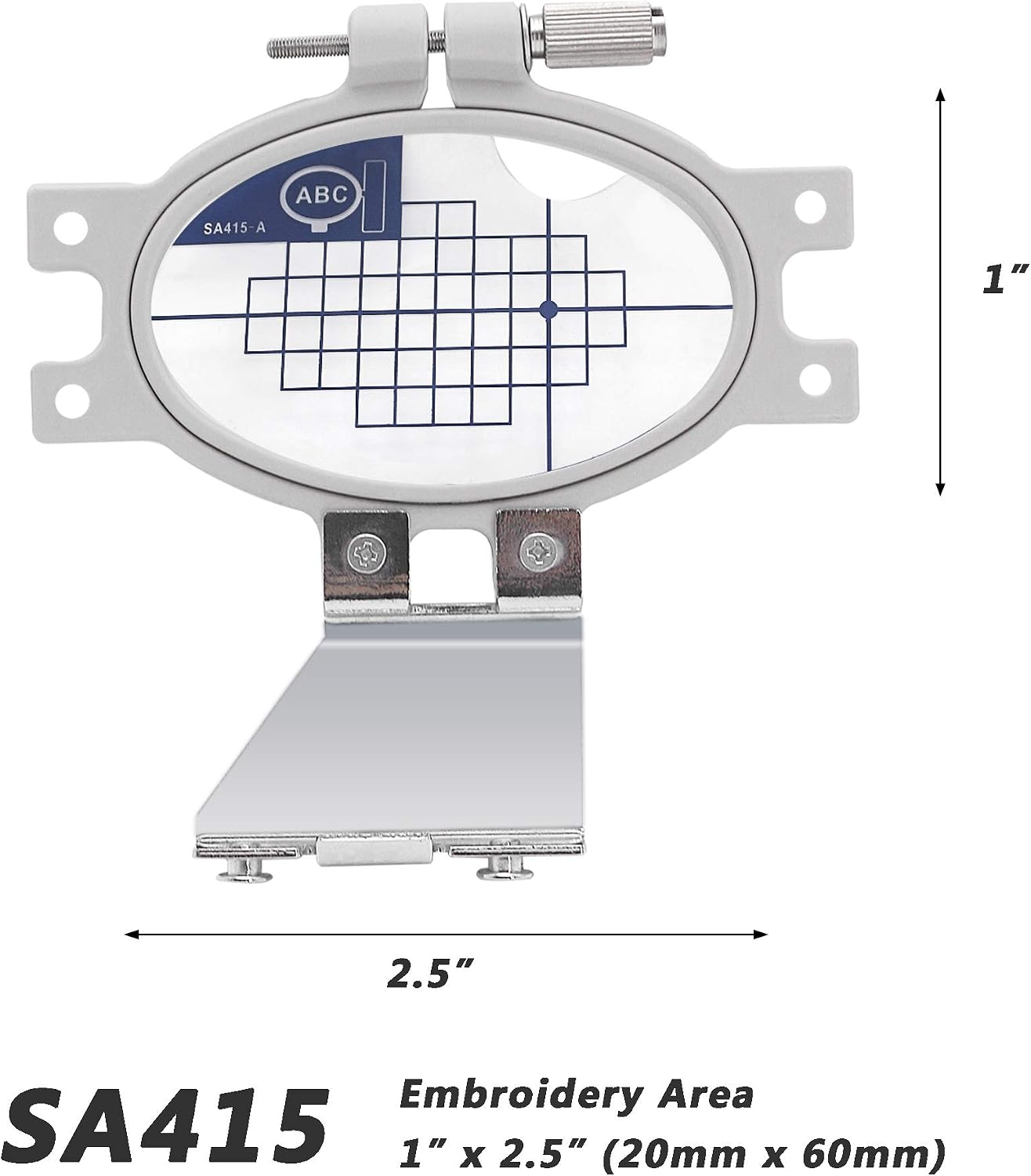 Sew Tech Embroidery Hoop for Brother, 4.3x7.1in 110x180mm SA418 EF33 Frame