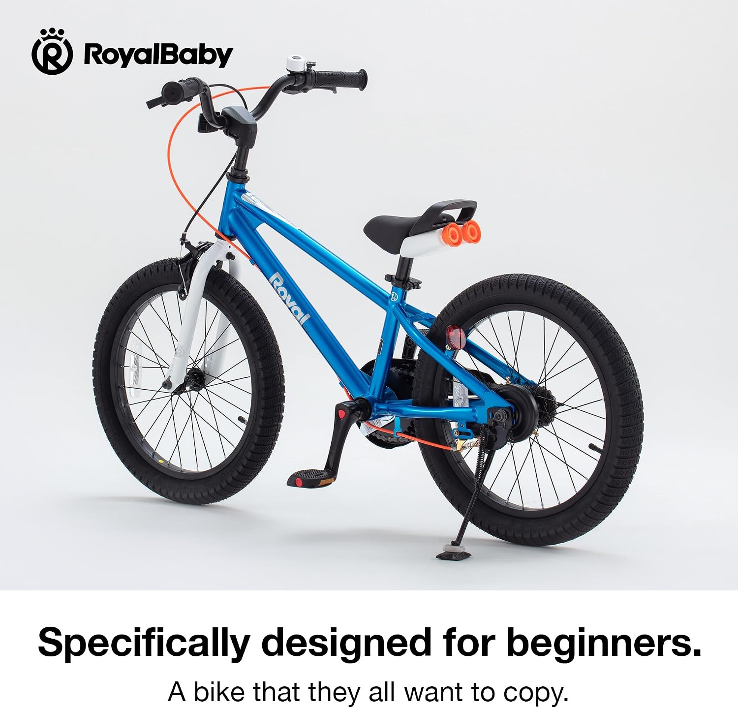 RoyalBaby EZ Kids Bike 12 14 16 18 20 Inch Balance Pedal 2-in-1 Training Bicycle Boys Girls Ages 3 to 12 Years Easy Learn for Beginners