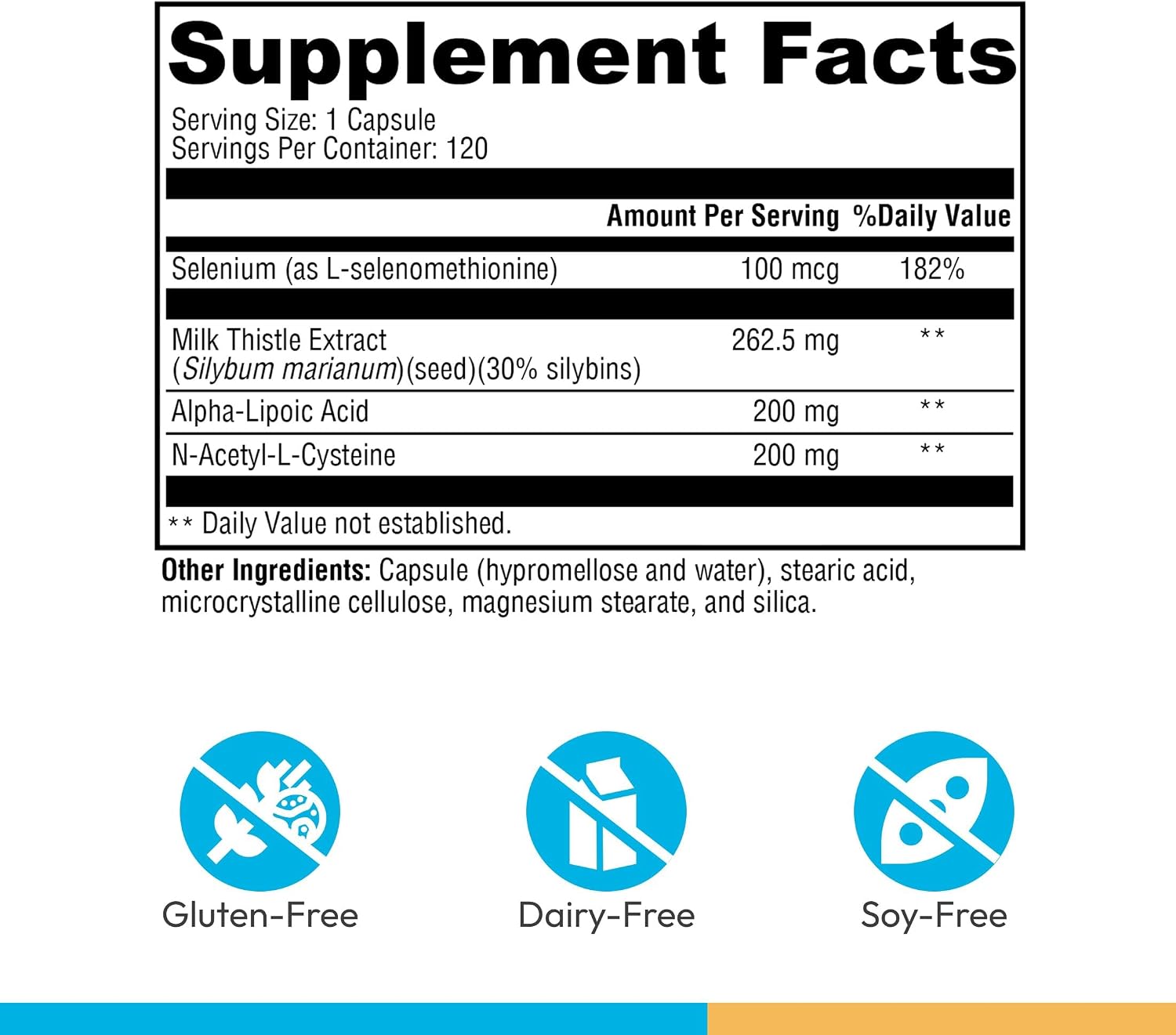XYMOGEN Liver Protect - Liver Health & Antioxidant Support Supplement* - Milk Thistle, Alpha-Lipoic Acid, NAC & Selenium - Gluten-Free & Vegetarian - 120 Capsules