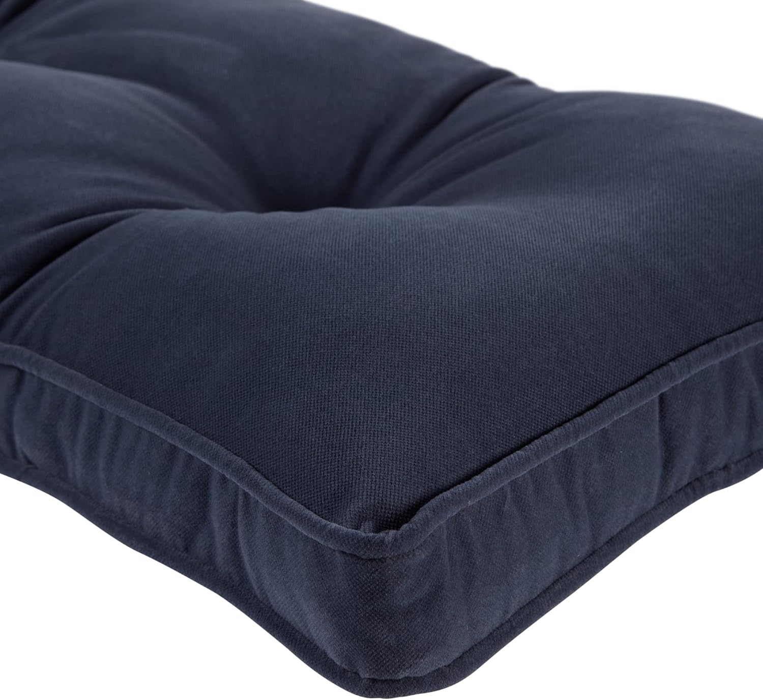 Greendale Home Fashions Hyatt 4-Piece Kitchen Nook Polyester Cushion Set, Cobalt