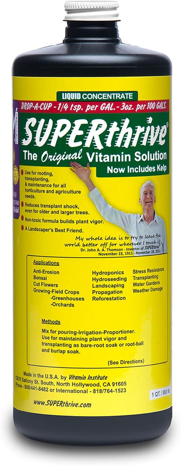 Nutrients and Additive Size: 1 Quart