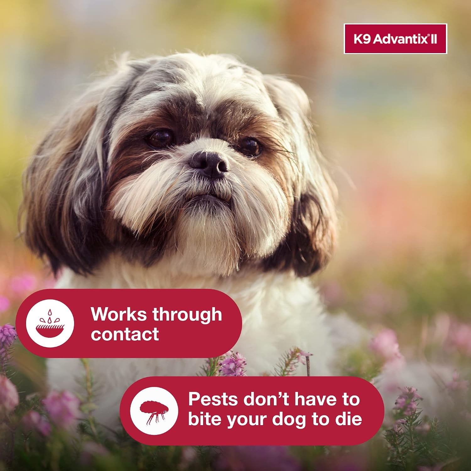 K9 Advantix II Small Dog Vet-Recommended Flea, Tick & Mosquito Treatment & Prevention | Dogs 4-10 lbs. | 6-Mo Supply