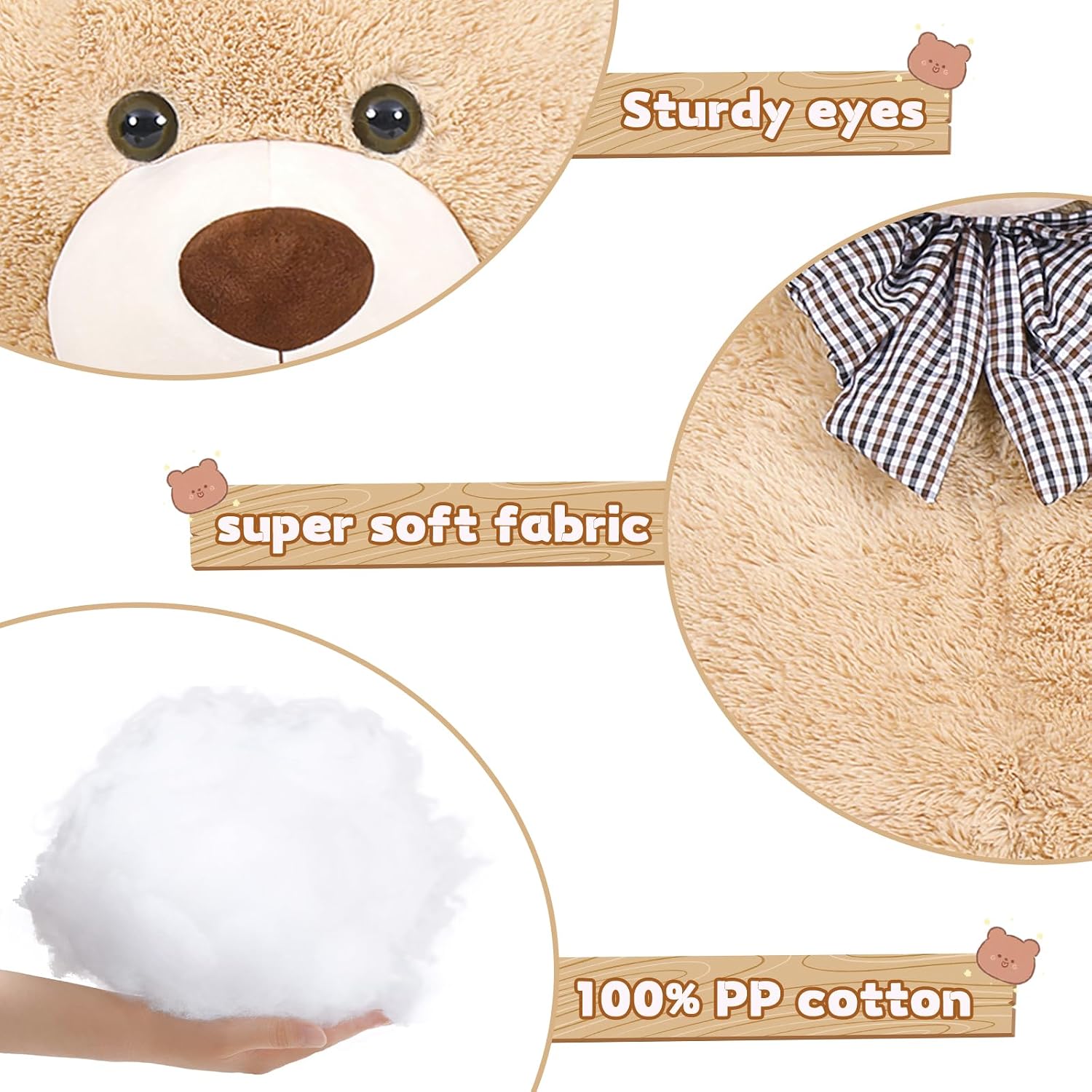 Toys Studio 47 Inch Big Teddy Bear Giant Stuffed Animal for Girls
