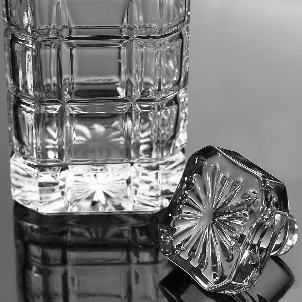 LUXU Whiskey Decanter,25 oz