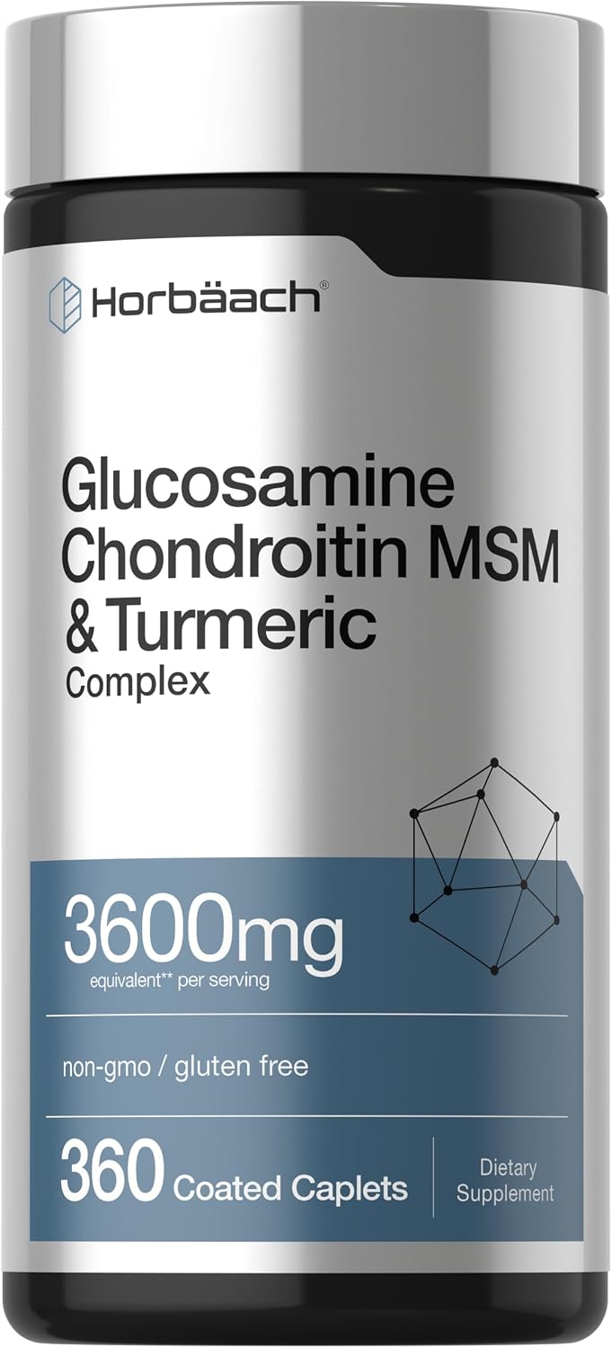 Horbäach Glucosamine Chondroitin MSM | 360 Caplets