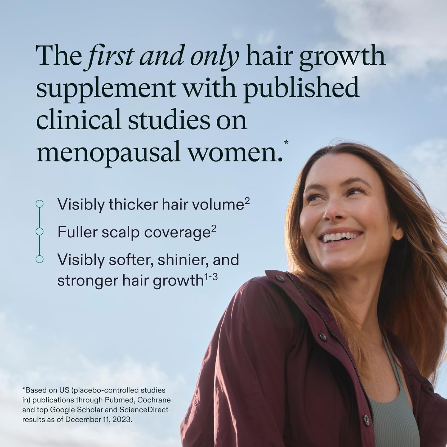 Nutrafol Women's Balance Hair Growth Supplements, Age 45+, 1-Month Bottle | #1 Dermatologist-Recommended Hair Growth Supplement Brand
