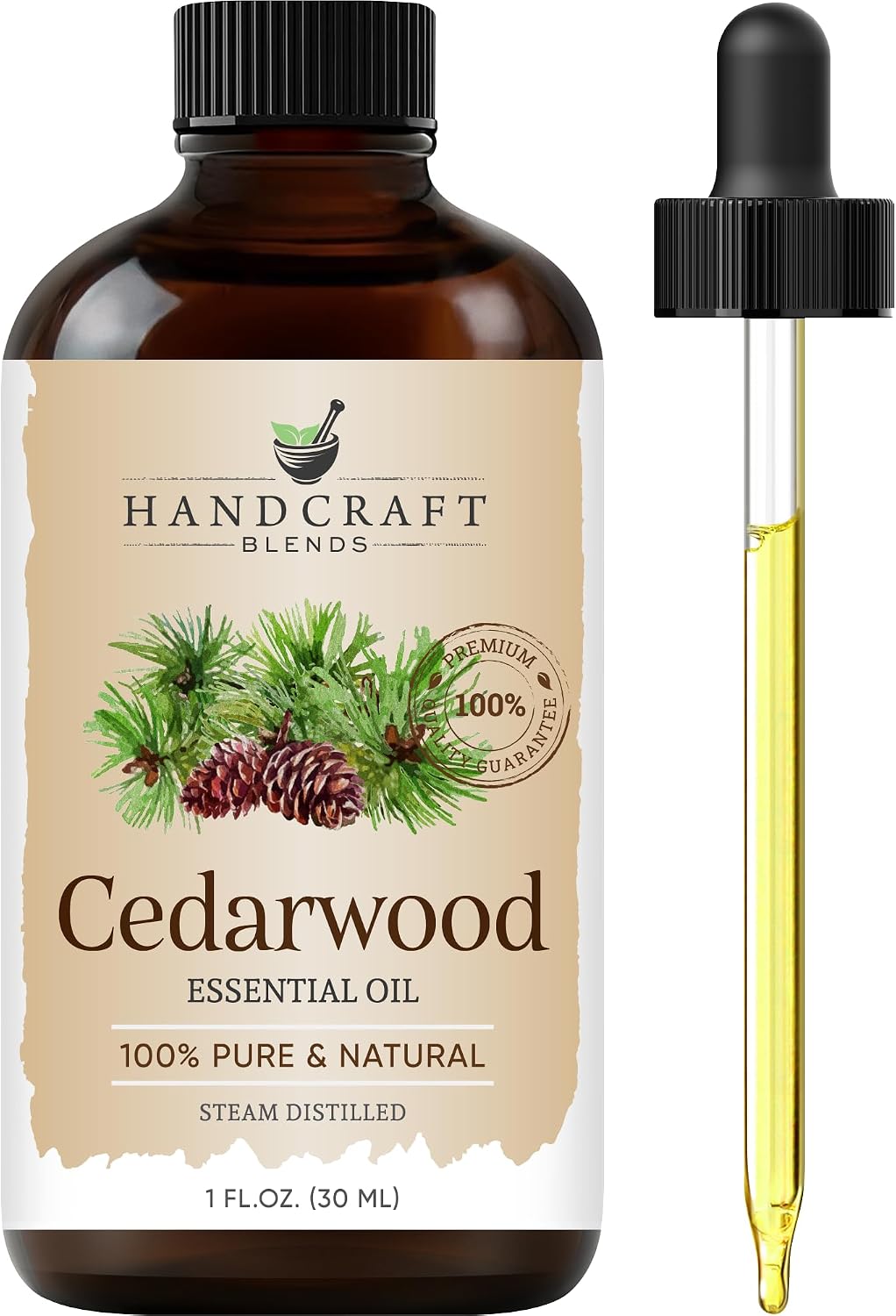 Handcraft Blends Peppermint Essential Oil – Huge 4 Fl Oz – 100% Pure and Natural – Premium Grade Essential Oil for Diffuser and Aromatherapy, Skin, Massage, Candle and Soap Making Fragrance