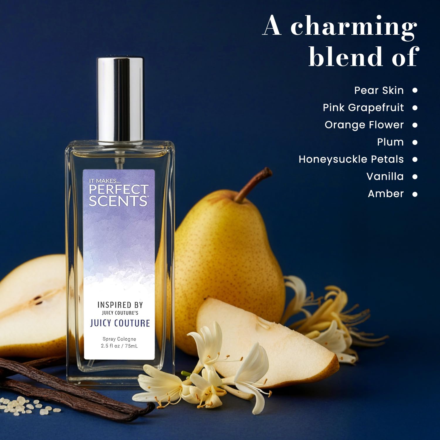 Perfect Scents Fragrances, Inspired by Juicy Couture's Juicy Couture, Women’s Eau de Toilette, Vegan, Paraben-Free, Phthalate-Free, Never Tested on Animals, 2.5 Fluid Ounces