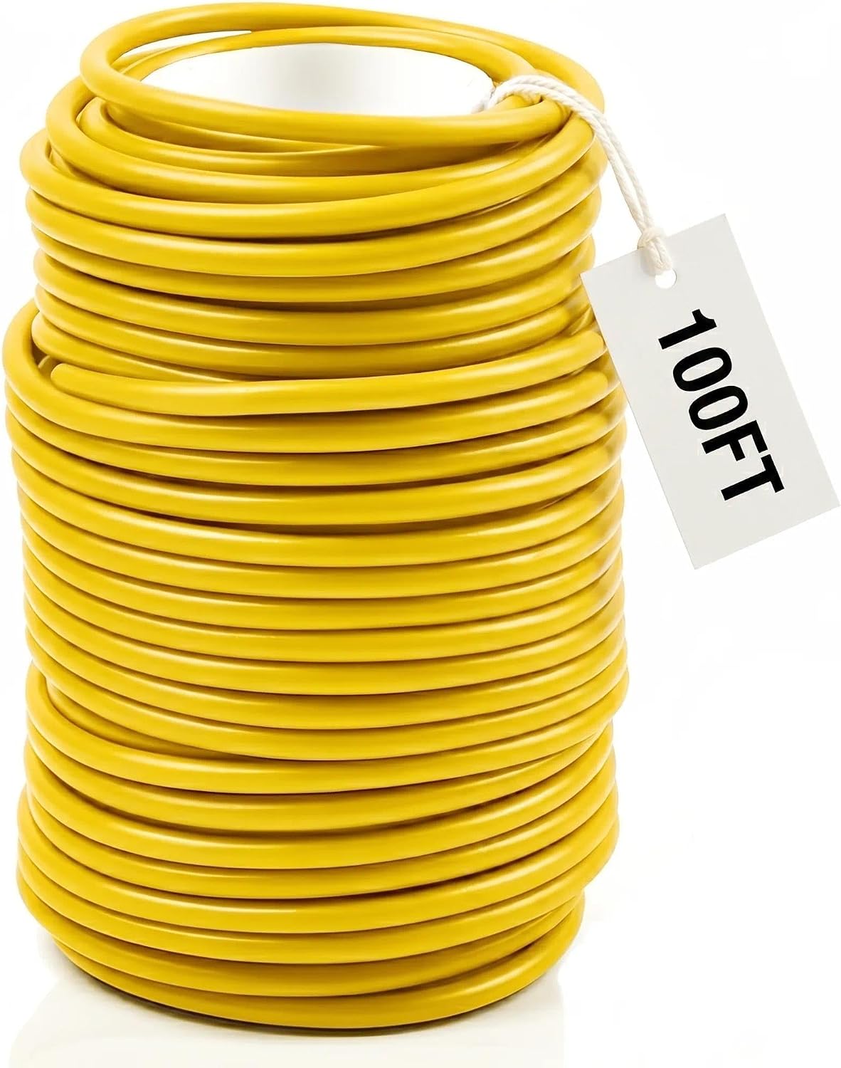 Decoroca Soft Plant Ties for Support - 65.6' Reusable Waterproof Plant Wire, 3.5mm Garden Twist