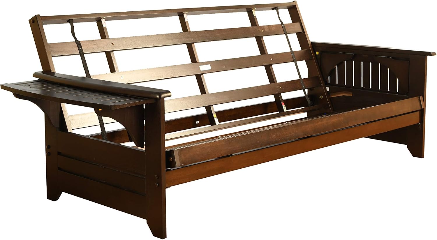 Kodiak Furniture Phoenix Futon in Black Finish, Full, Fairbanks Evergreen
