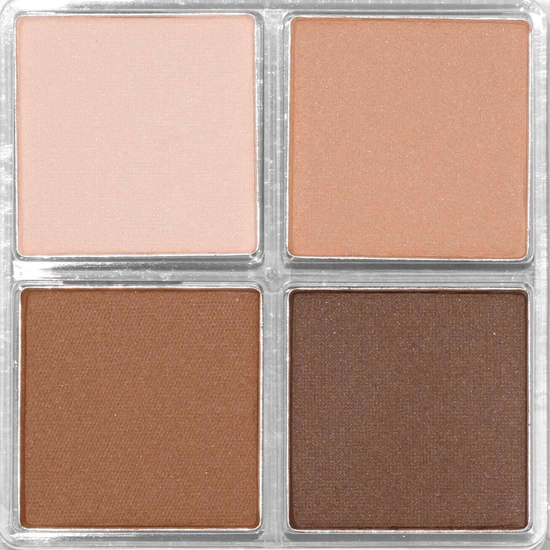 Palladio Eyeshadow Quads, Velvety Pigmented Blendable Matte, Metallic and Shimmer Finishes, Creamy Formula, Four Way Quad Eye Shadow Palette, Talc-Free (Ballerina)