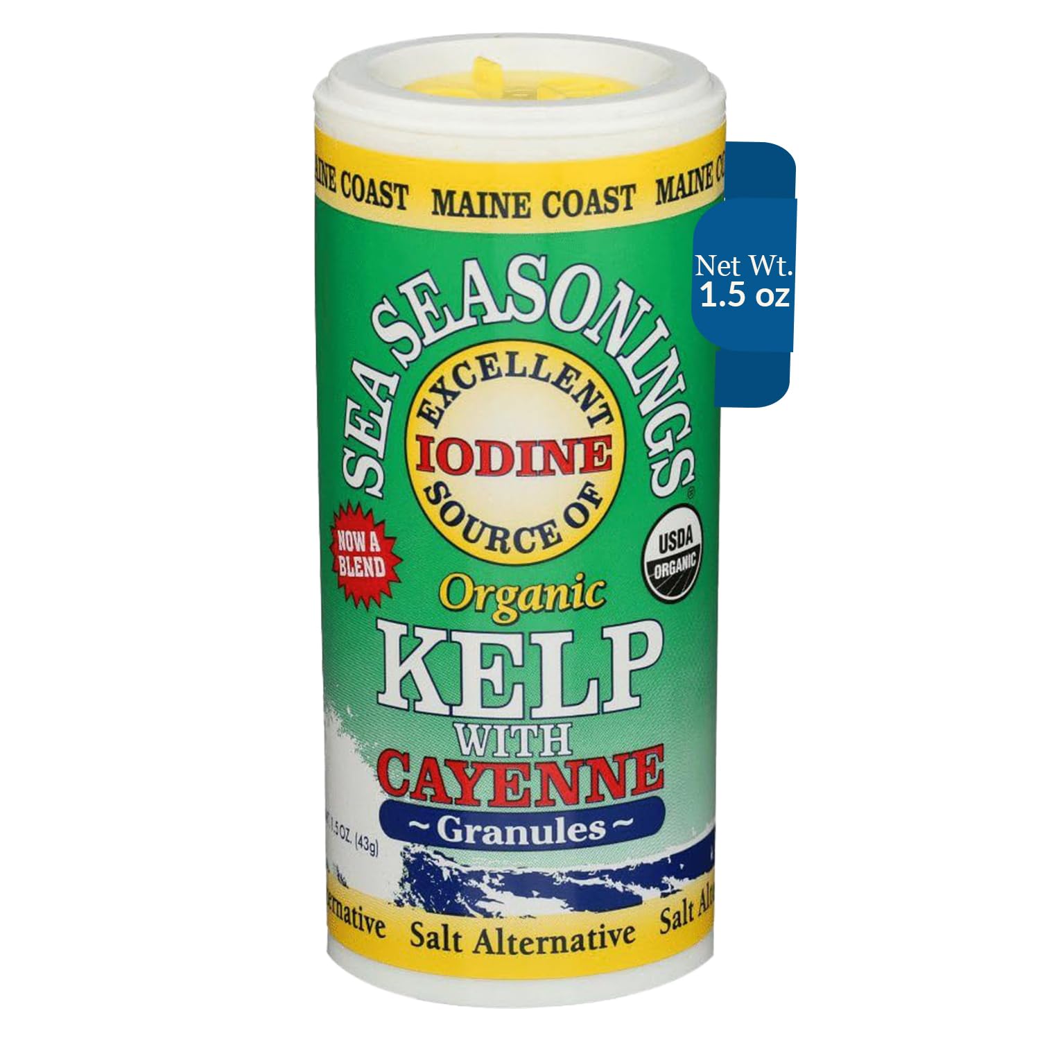 Maine Coast Organic Seasoning Kelp W/Cayenne, 1.5 OZ