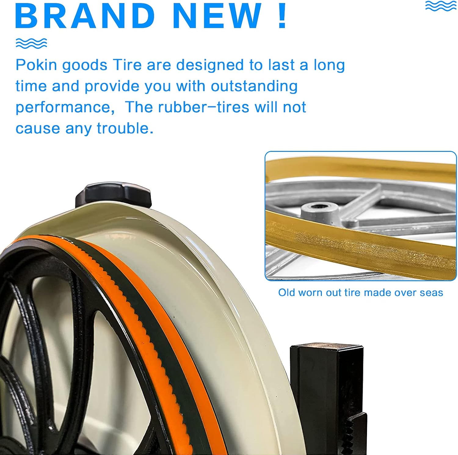 Urethane Band Saw Tires 14" x 1" x .095" for Grizzly Jet Powermatic Delta