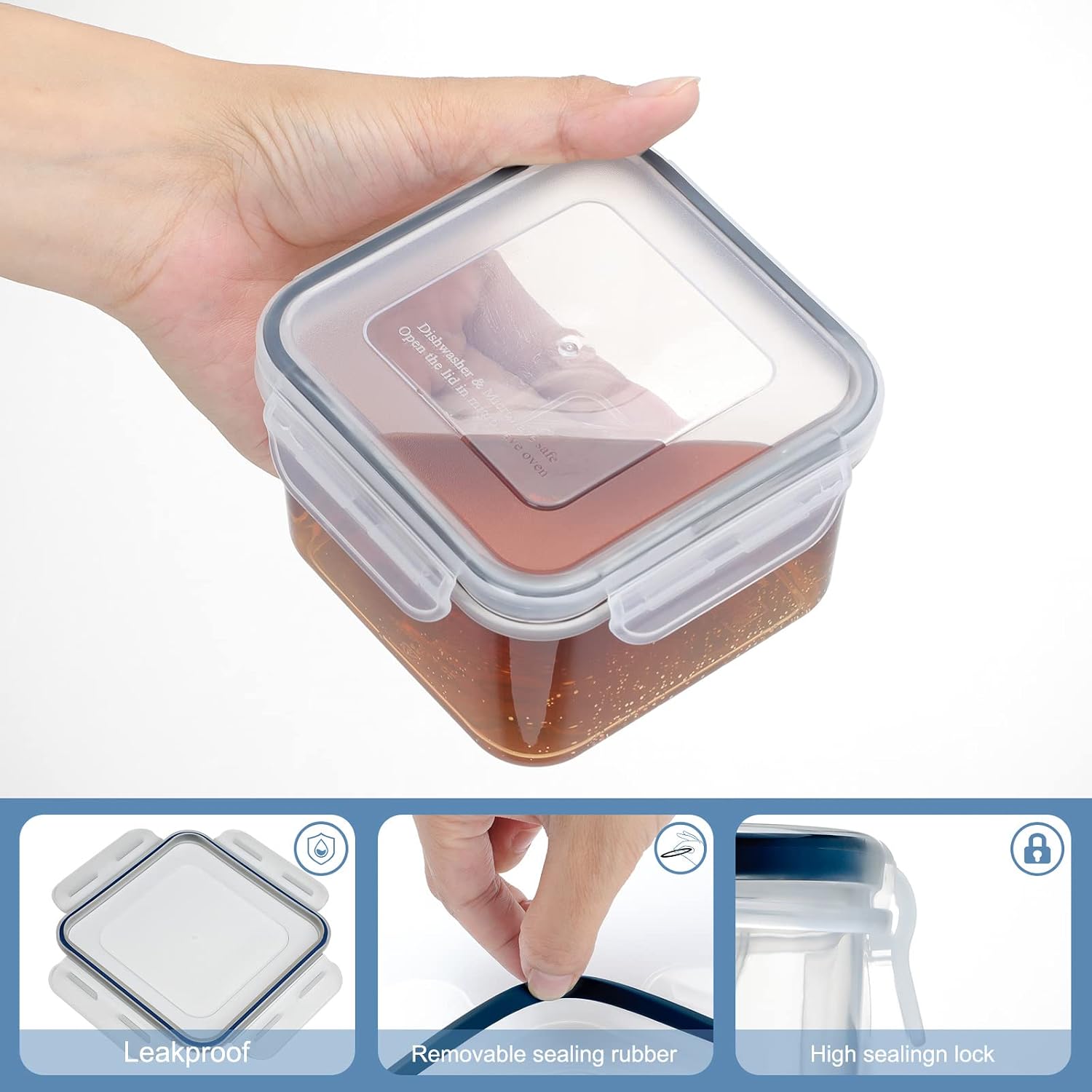 28 Pieces Food Storage Containers with Lids EXTRA LARGE Freezer Containers for Food BPA-Free Meat Fruit Vegetables Plastic Containers with lids