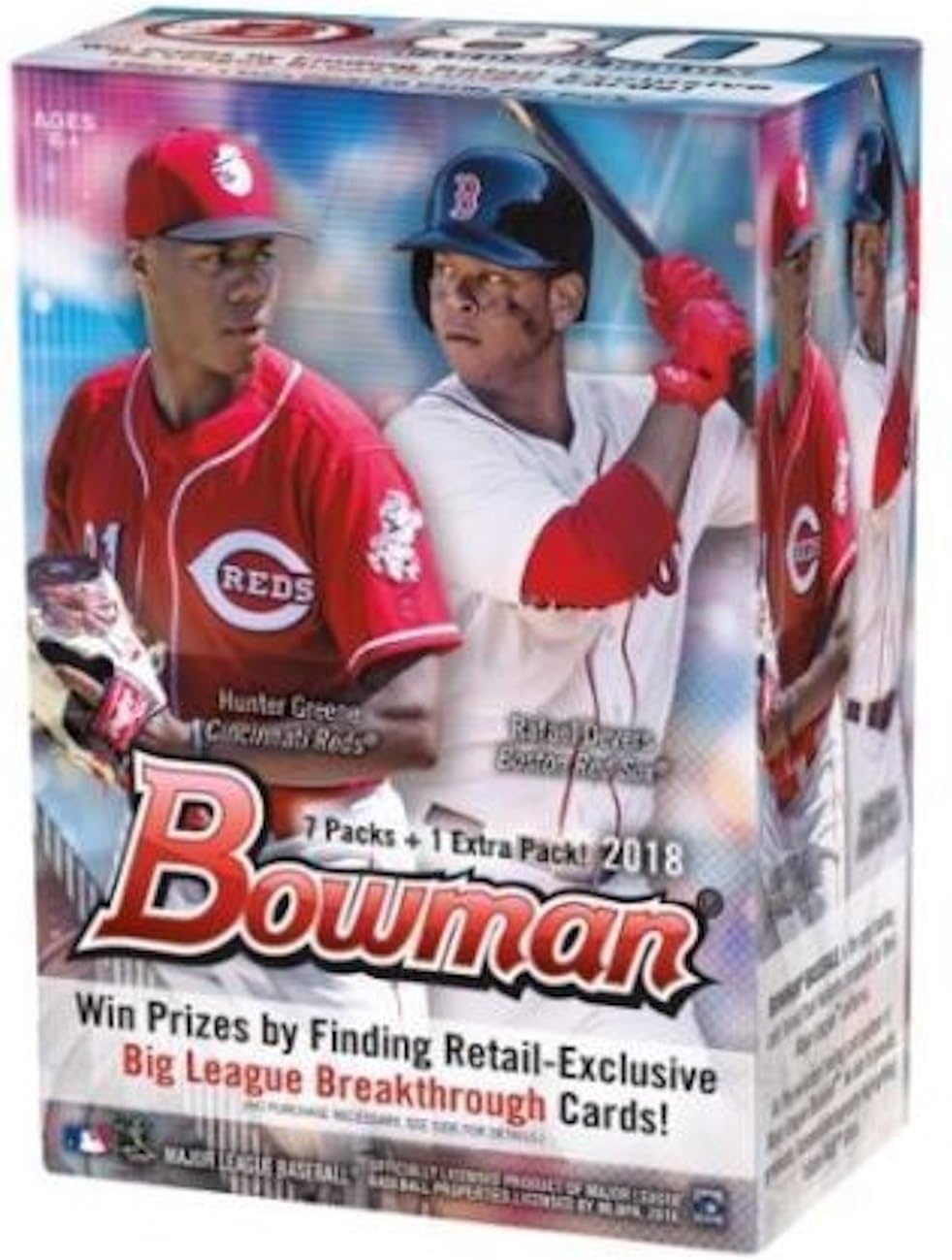 2018 Bowman Baseball Blaster Box (8 Packs/10 Cards - Possible Autographs)