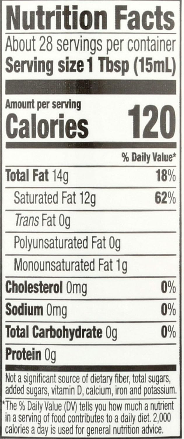 Spectrum Naturals Organic Coconut Oil, 14 Oz (packaging may vary)
