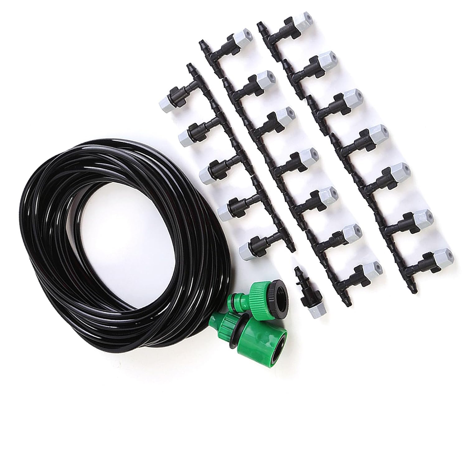Misting Cooling System, 4/7mm Watering Tubing, Misting Nozzle Sprinkler