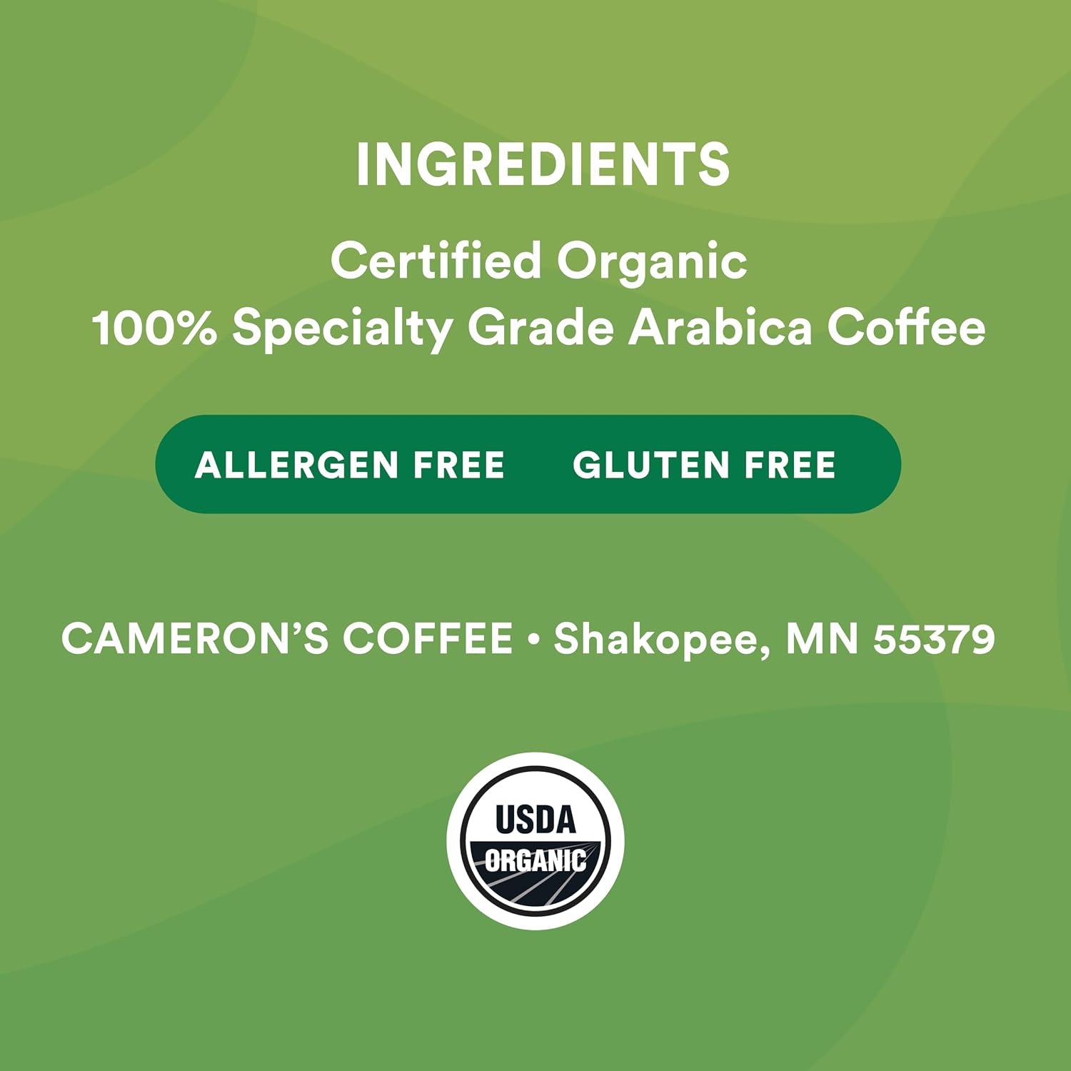 Cameron's Coffee Roasted Whole Bean Coffee, Flavored, Vanilla Hazelnut, 4 Pound
