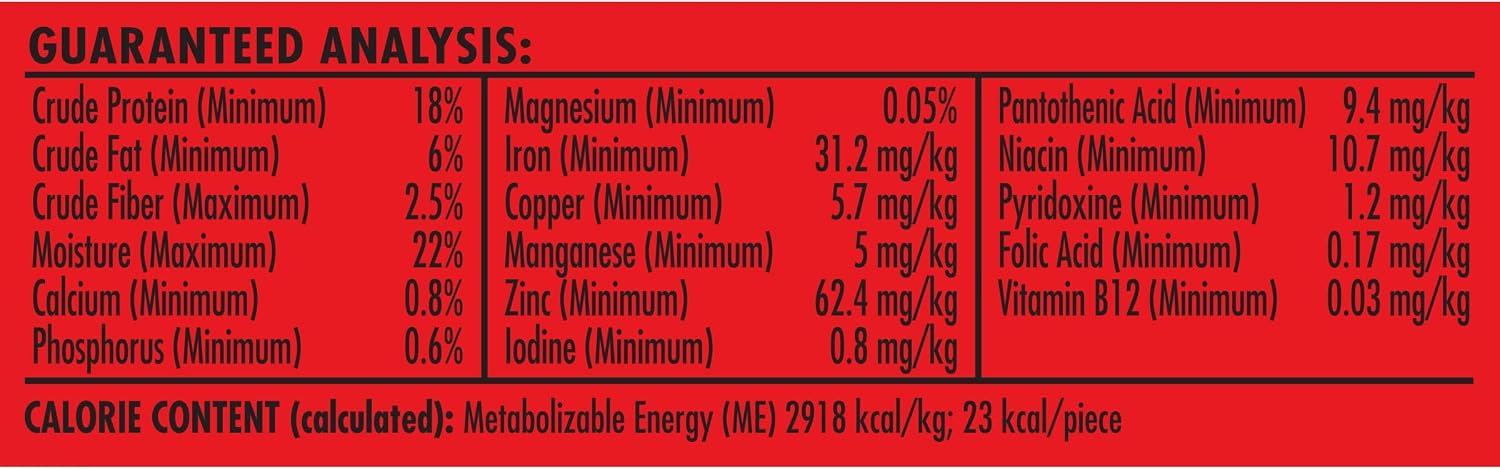 Milk-Bone Soft & Chewy Dog Training Treats, 25 oz Canister | Made with real chicken breast, soft dog treats for training and rewarding, 18% protein, fortified with vitamins and minerals