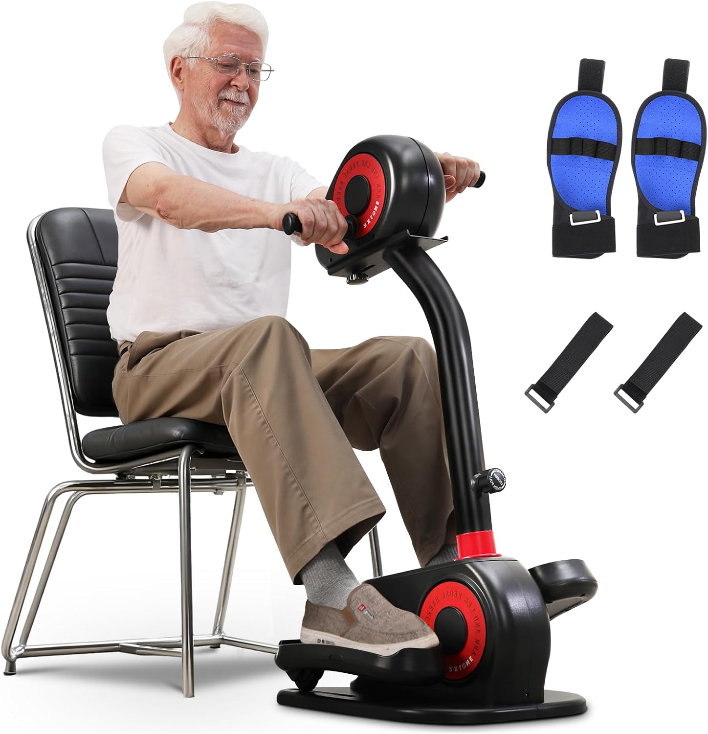 2026 New Upgrade Elliptical Exercise Machine, Low-Impact Motorized Pedal Exerciser | Home Recovery Bike for Arm & Leg Ability and Relax