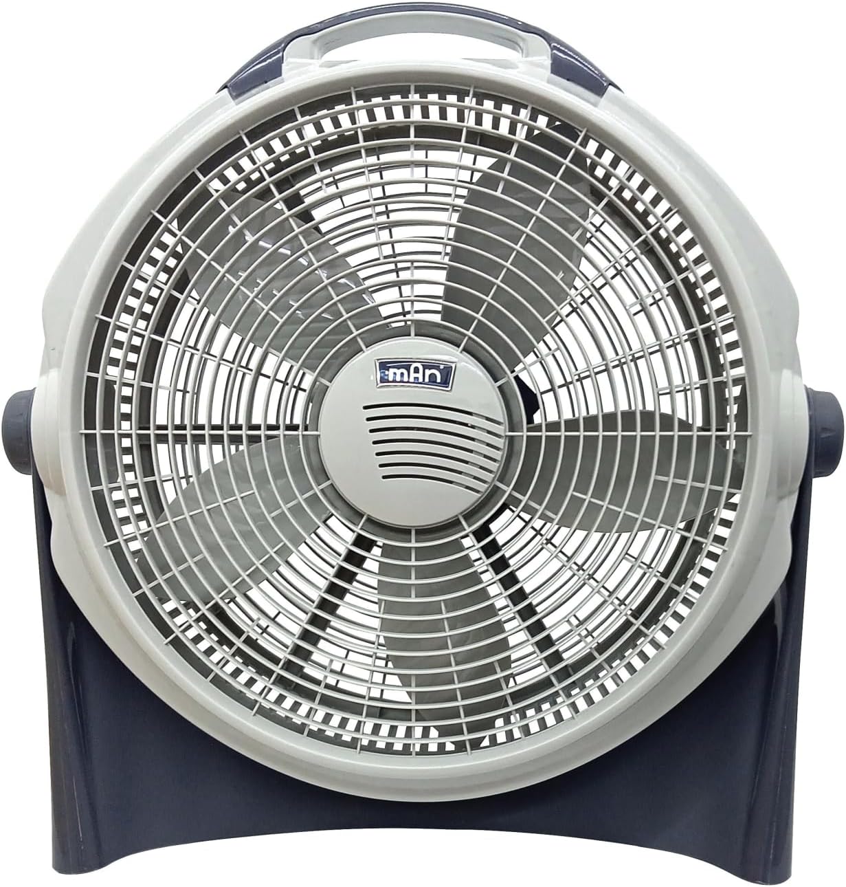 MAN High Velocity Floor Fan 20 Inch, 3600 CFM 3-Speed Air Circulator with Adjustable Tilt, Powerful Cooling for Garage, Home, Gym, Shop & Office