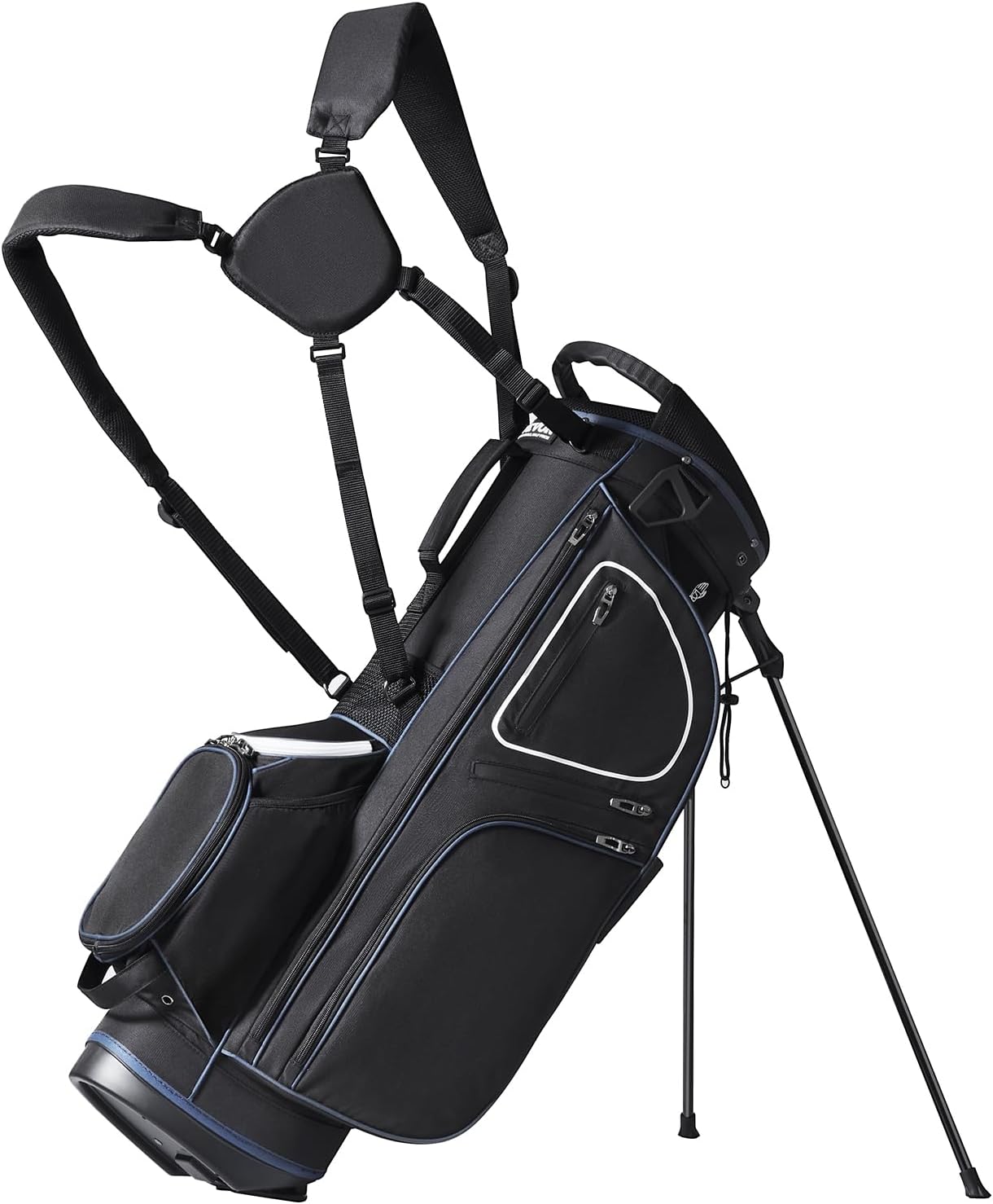 VEVOR Golf Cart Bag with 14 Way Organizer Divider Top, Premium Cart Bag with Stand, Durable Golf Bags with Handles & Dust Cover & Detachable Dual Strap for Men & Women