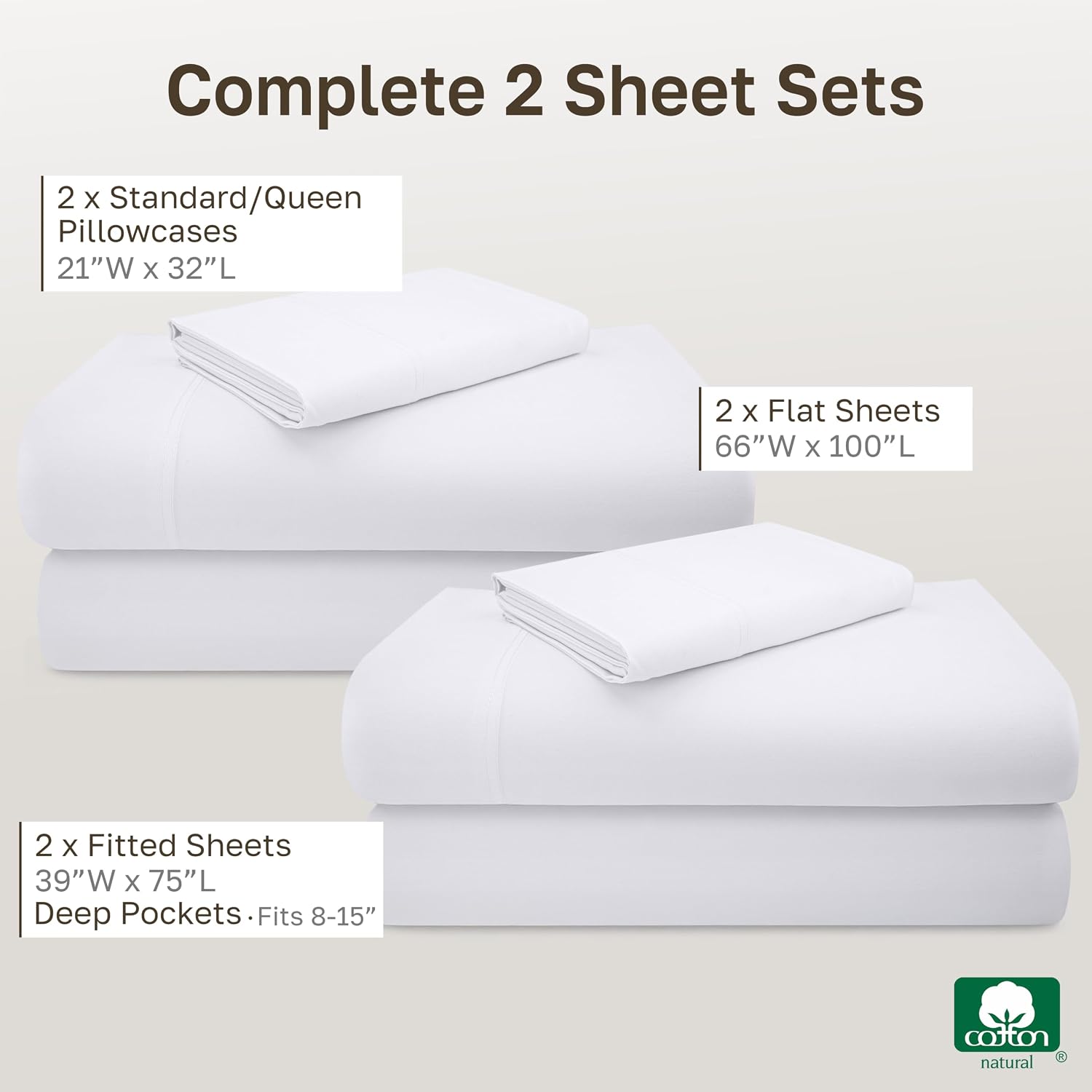 California Design Den Luxury 600 Thread Count Full Size Sheet Sets, Seafoam | 100% Cotton Sateen Backed by Good Housekeeping Seal, Soft & Smooth, 16" Deep Pocket, All-Around Elastic, Durable, Easy Care