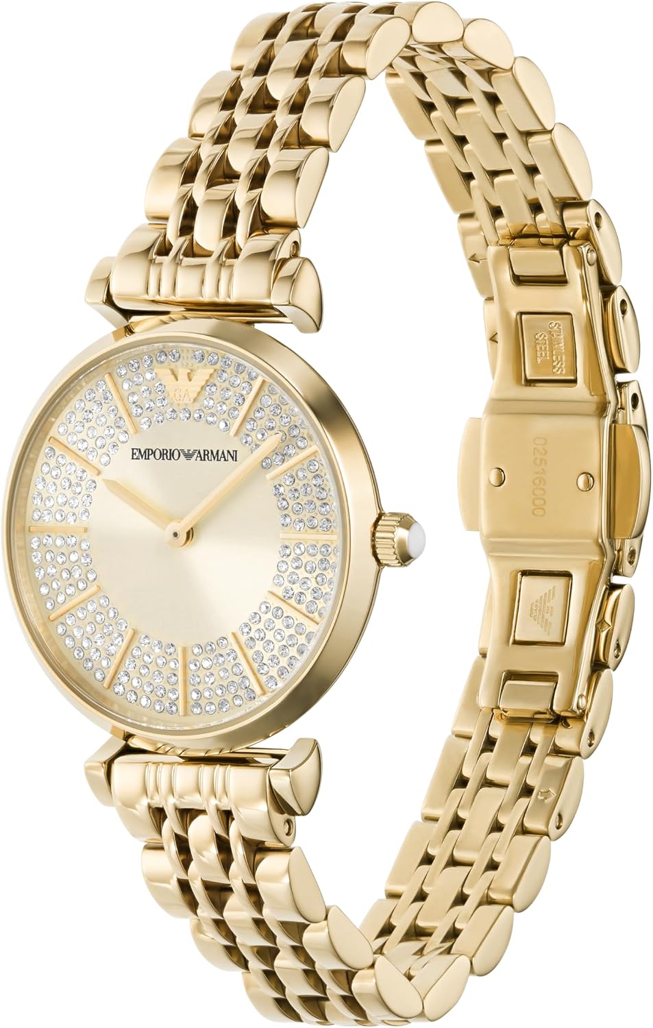Emporio Armani Women's Dress Watch with Stainless Steel Band