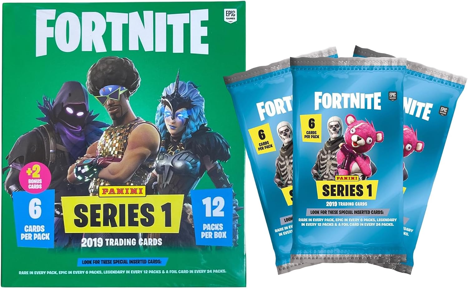 Fortnite Panini Series 1 (English Printed in Italy) Mega Box