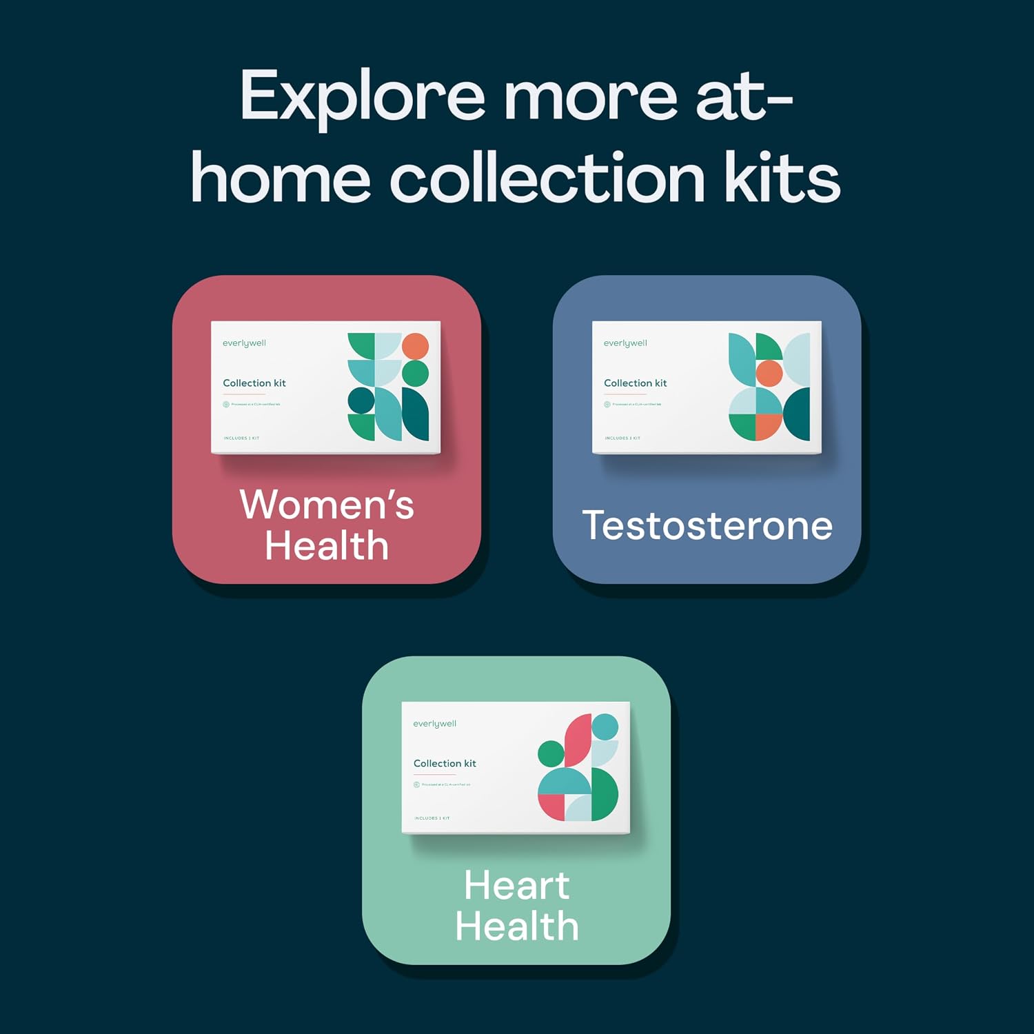 Everlywell At-Home Men's Health Test Collection Kit, Measures 4 Key Hormones in Men for Accurate Results from a CLIA-Certified Lab Within Days