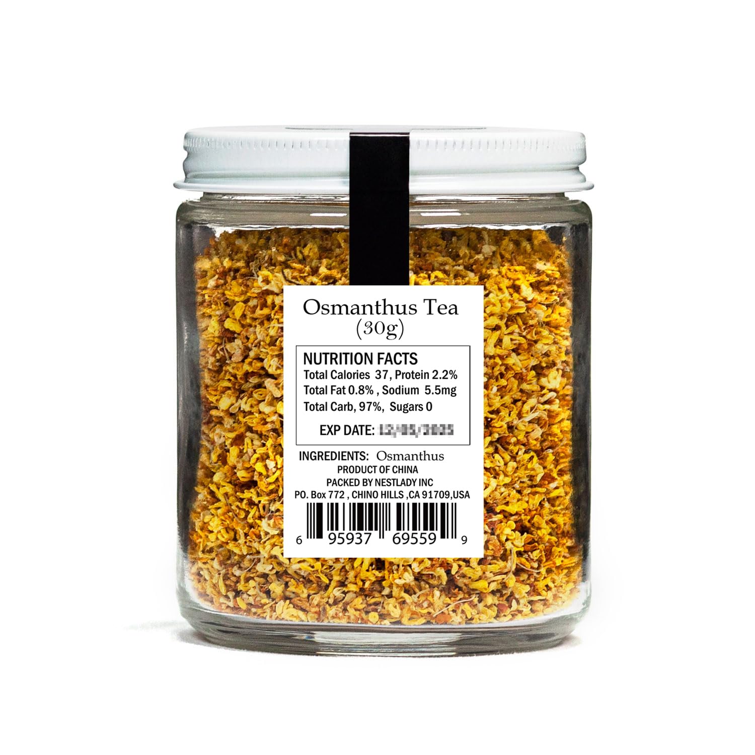 NESTLADY Osmanthus Flower Tea, Dried Golden Osmanthus, 30g