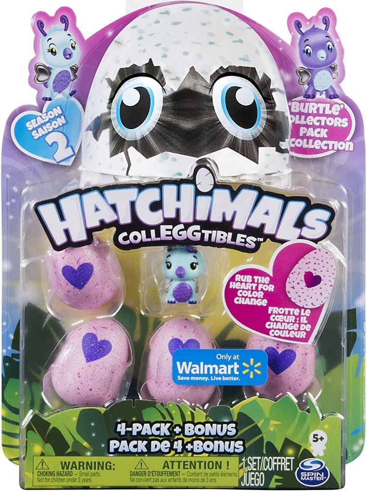 Hatchimals Colleggtibles Exclusive Season 2 Burtle Collectors 4-Pack + Bonus