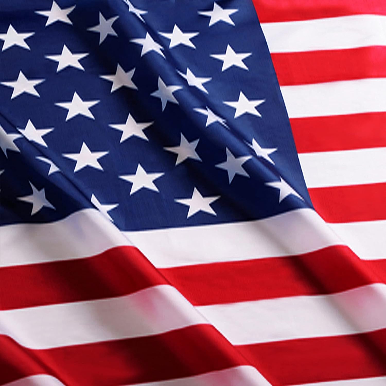 ANLEY Fly Breeze American National Flag 4x6 Foot Polyester - Vivid Color and Fade proof - Canvas Header and Brass Grommets - Banner Flags 4 X 6 Ft
