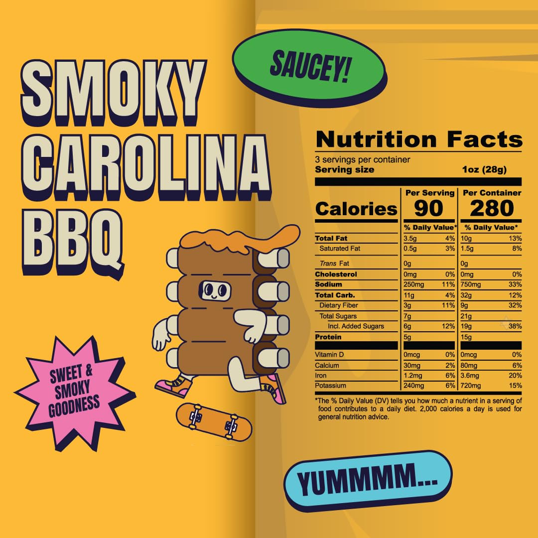 Louisville Jerky Co. Traditional Vegan Jerky Pack, 3 oz, 5-Pack | Plant Based, High Protein Snack, Vegetarian Friendly, BBQ, Buffalo, Maple Bacon, Pepperoni Pizza, Black Pepper