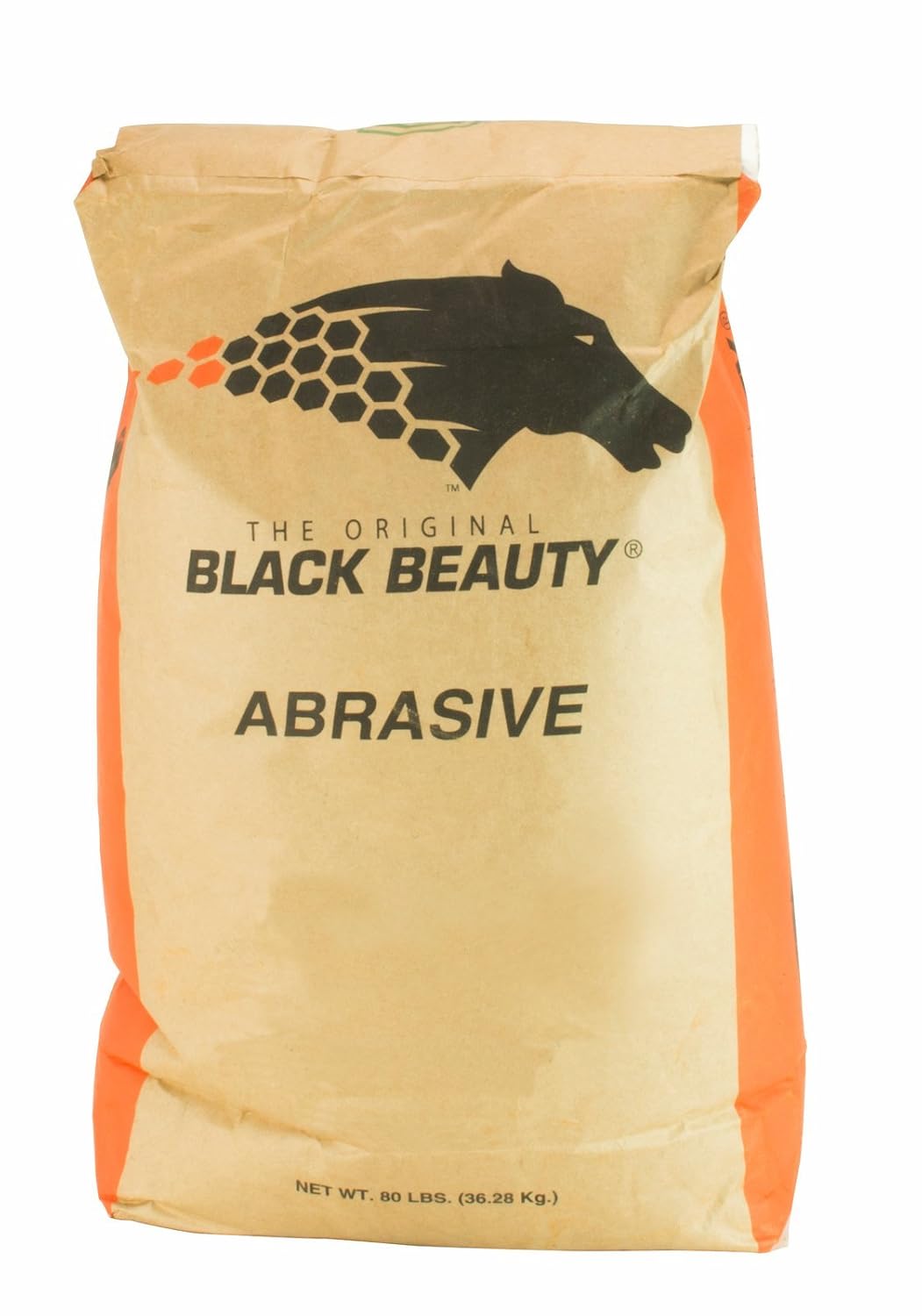 BLACK BEAUTY Abrasive Blast Media Fine Abrasive 20/40 Mesh Size for use in Sandblast Cabinet - 25 LBS