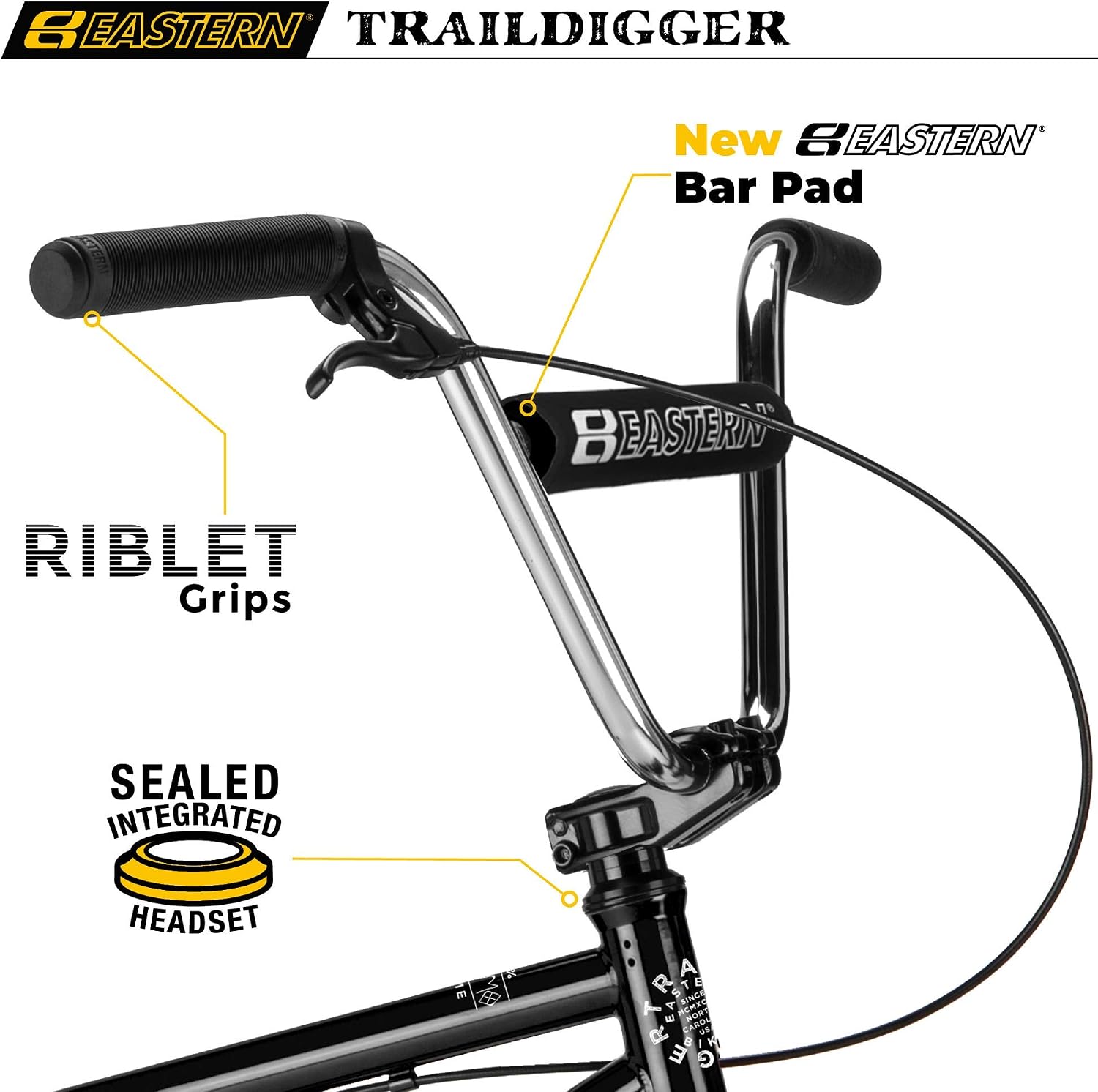 Eastern Bikes Eastern BMX Bikes - Element Model 20 Inch Bike. Lightweight Freestyle Bike Designed by Professional BMX Riders at
