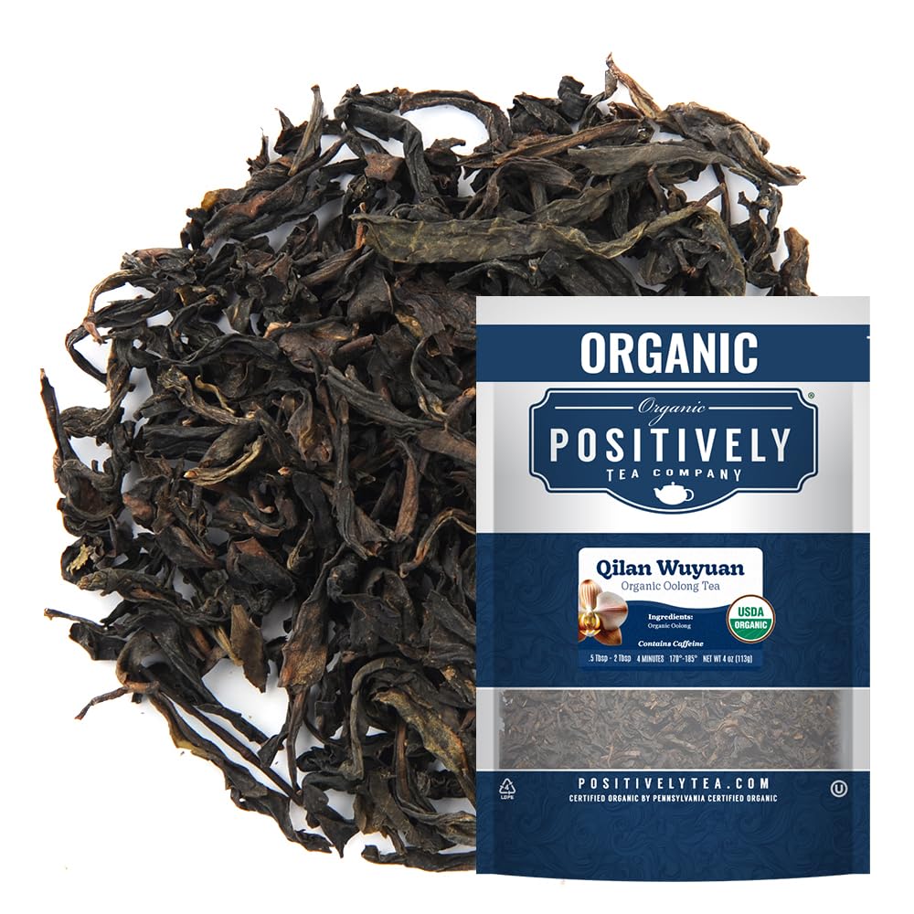 Organic Positively Tea Company, Yerba Mate Tea, (Unsmoked) Loose Leaf, 16 Ounce